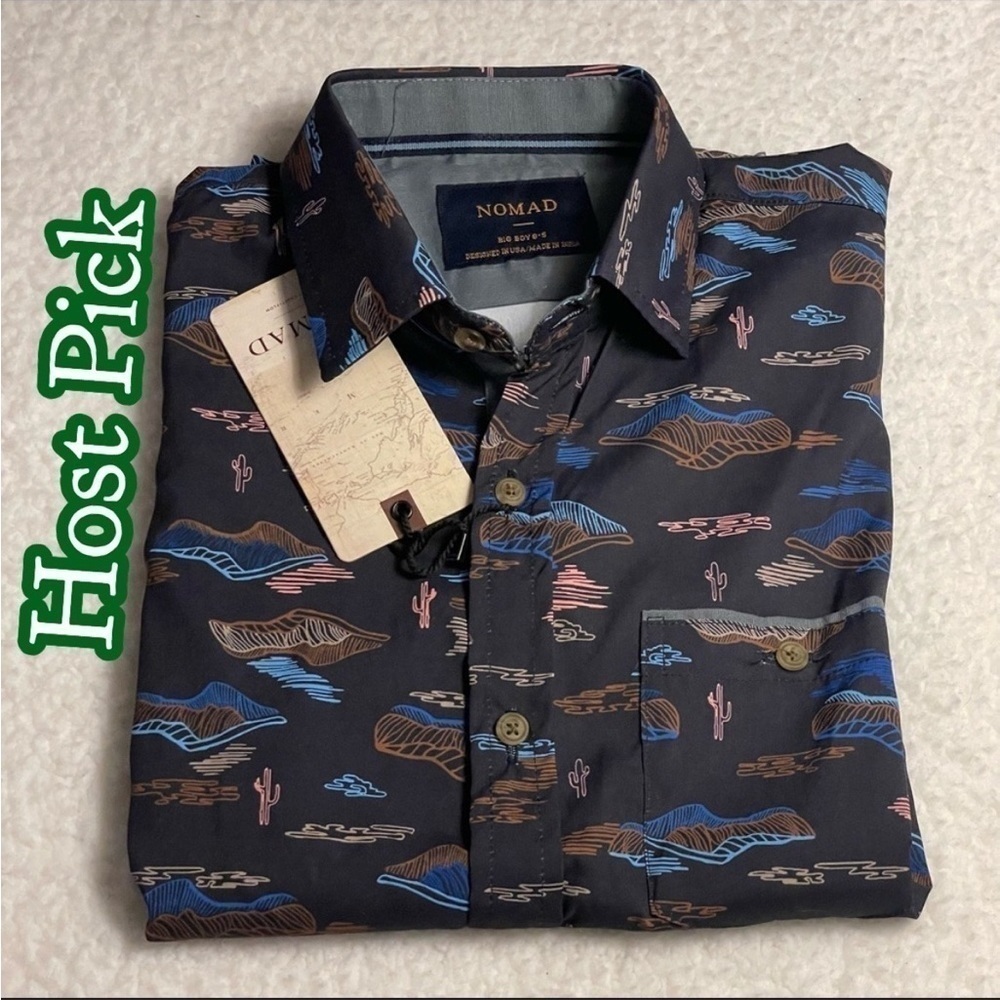 𝅺✅2x Host Pick✅ Nomad Button Down Shirt, Size 8